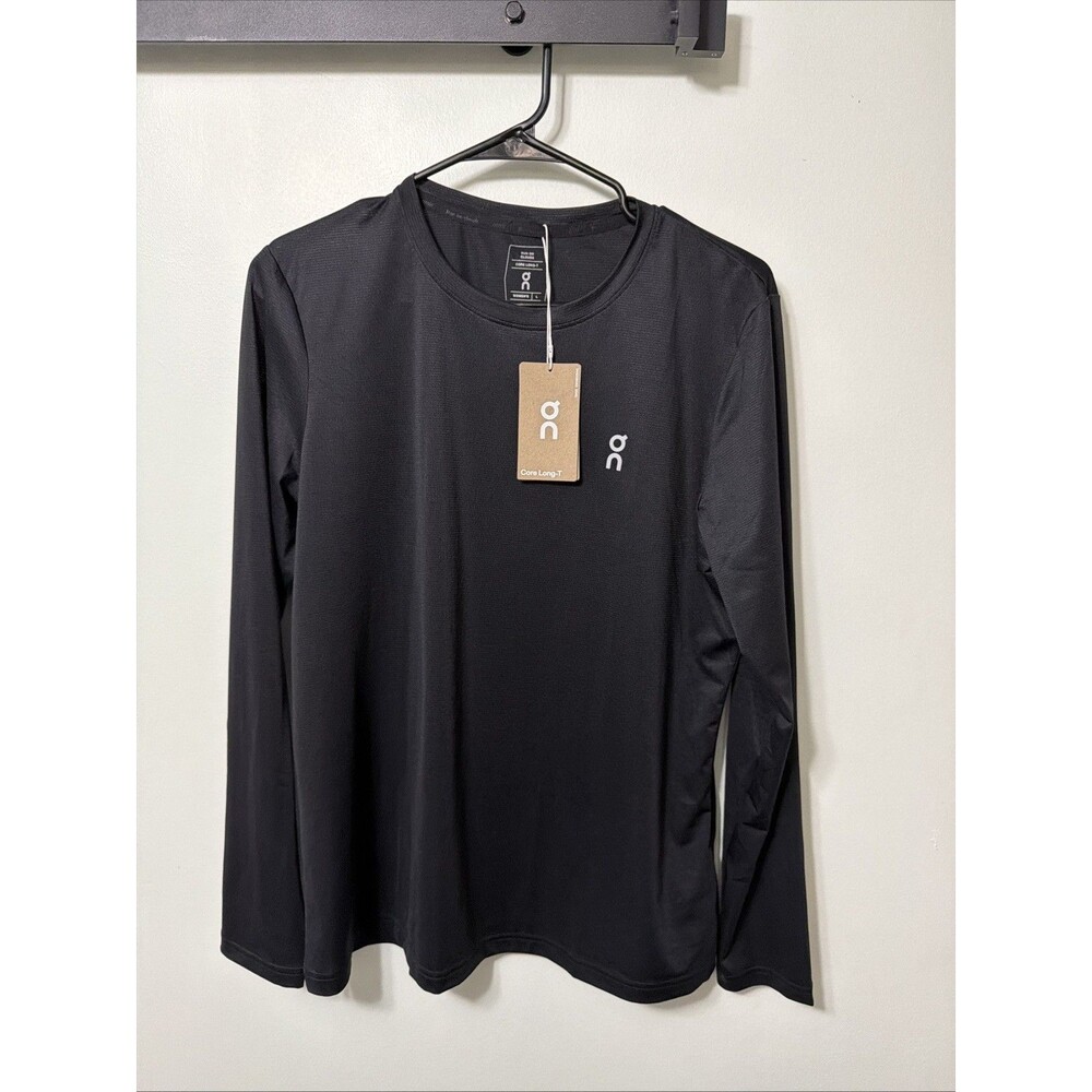 On Cloud Core Long-T Black Performance Women's Size Large Tall New NWT